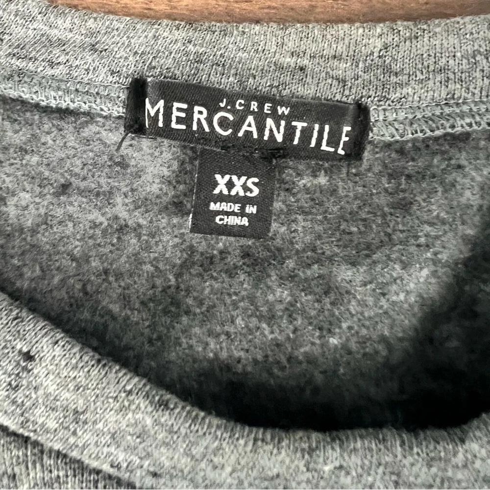 J. Crew Mercantile Ruffle Trim Crewneck Sweatshirt Sweater - Size XS